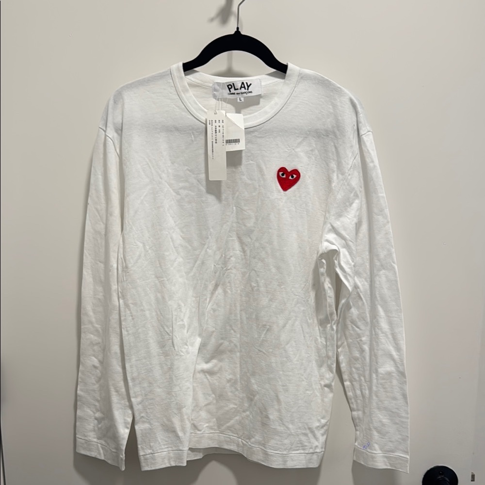 Comme des Garçons Play White T-Shirt
